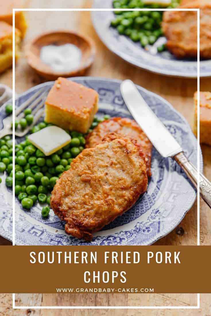 Southern Fried Pork Chops Recipe - Tender and juicy and downright addictive, these fried pork chops are marinated in a spicy buttermilk, breaded in a flavorful flour dredge then pan fried until golden brown creating the ultimate crunch and deliciousness. #porkchops #fried Southern Fried Pork Chops Recipe - Tender and juicy and downright addictive, these fried pork chops are marinated in a spicy buttermilk, breaded in a flavorful flour dredge then pan fried until golden brown creating the ultimate crunch and deliciousness. #porkchops #fried
