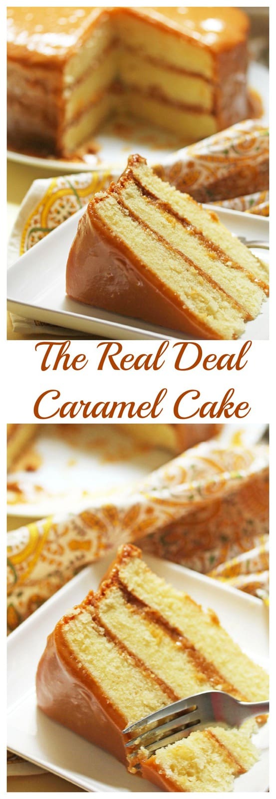 Real Deal Caramel Cake Grandbaby Cakes