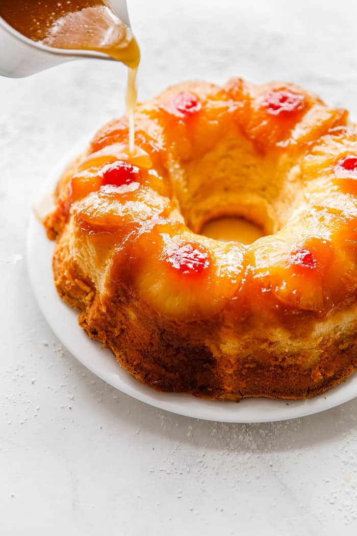 pineapple upside down cake 22low - New Year's Day Food Traditions