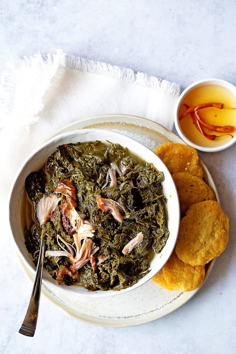 The Best Southern-Style Mustard Greens with Smoked Turkey Recipe