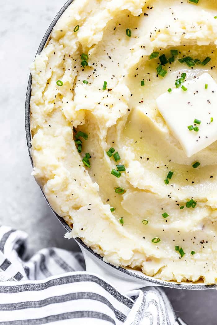 Garlic Mashed Potatoes Recipe 3 - Garlic Mashed Potatoes Recipe (Creamy, Garlicky & Buttery!)