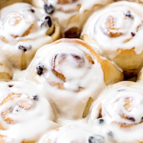 Cinnamon Roll Bun Baking