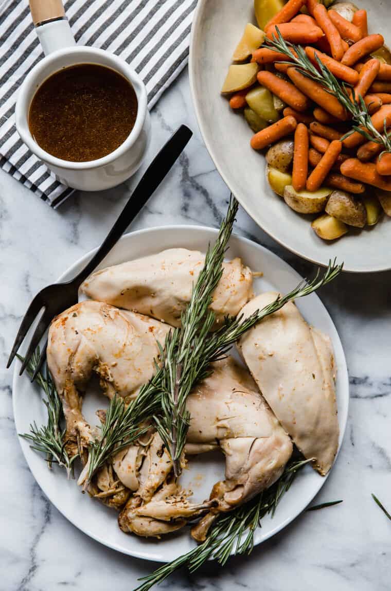 Whole Roasted Chicken with Lemon and Rosemary - Skinnytaste