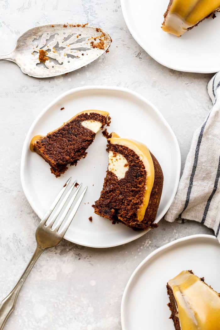 Baileys Dark Chocolate Bundt Cake - Browned Butter Blondie