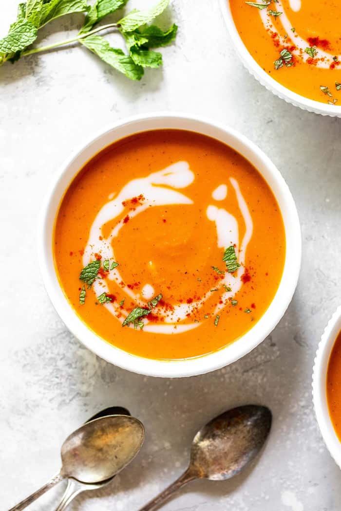 Carrot Ginger Soup 2 - Carrot Ginger Soup (Easy & So Comforting!)