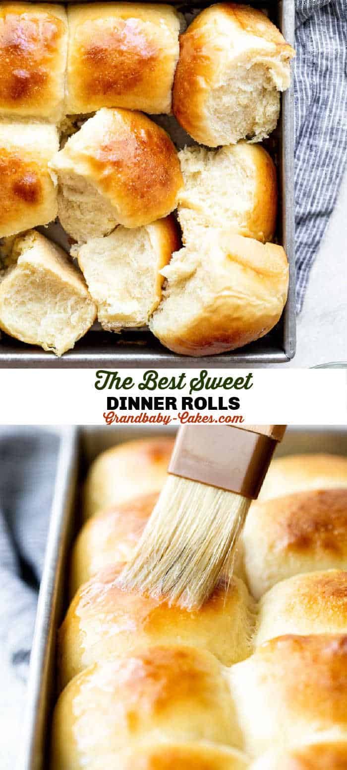 Hawaiian Sweet Dinner Rolls Recipe (Sweet Rolls!) - Grandbaby Cakes