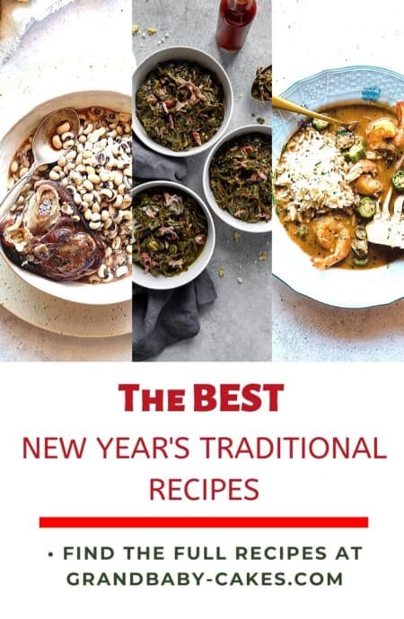 The BEST New Year's Traditional recipes in a collage