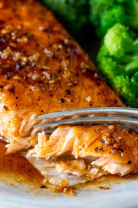 Maple Glazed Salmon - Grandbaby Cakes
