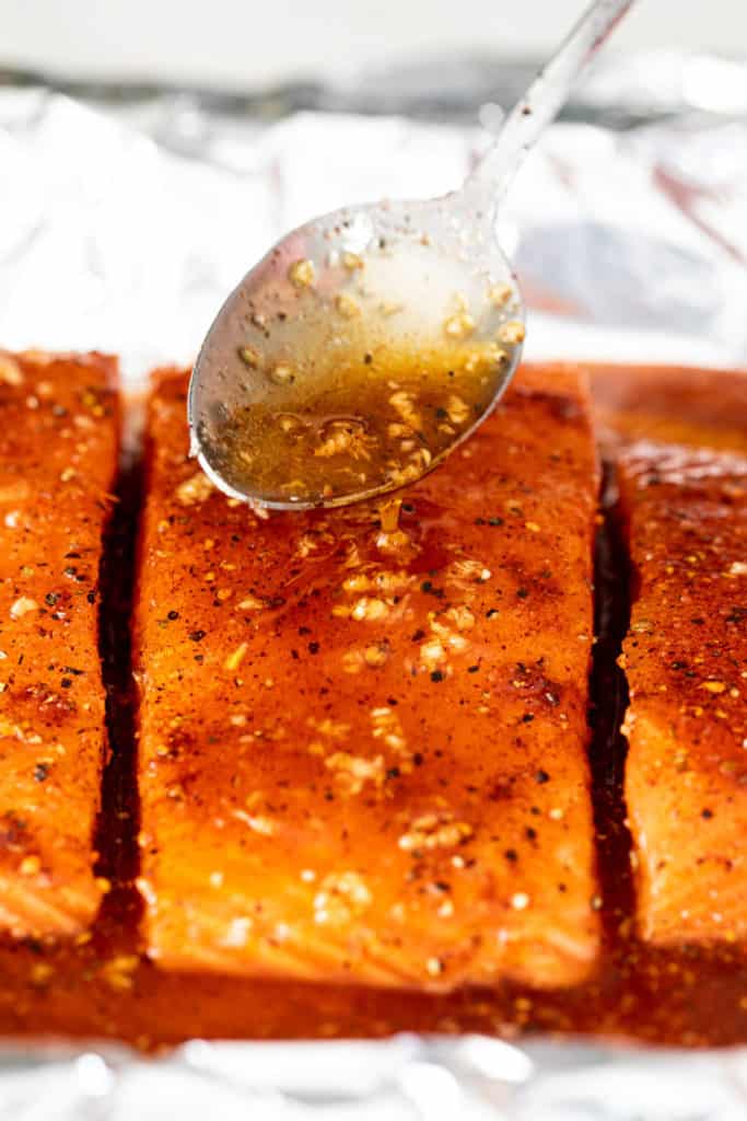 Maple Glazed Salmon - Grandbaby Cakes