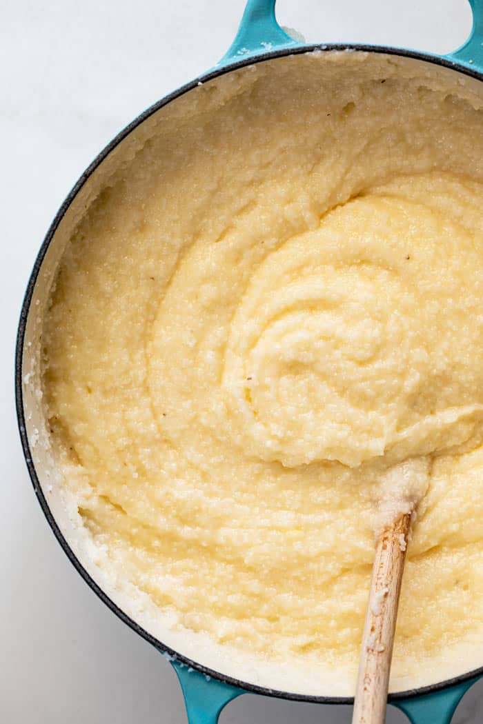 Creamy Cheese Grits Recipe, Single Serving