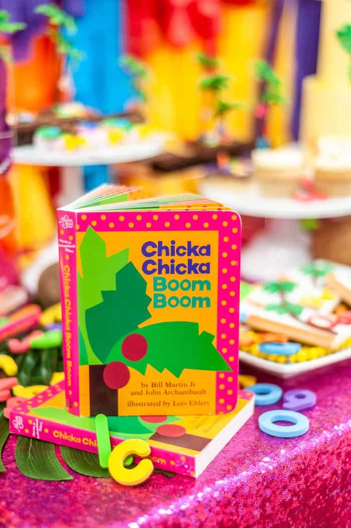 chicka chicka boom boom 13 - Chicka Chicka Boom Boom Book Party- 2nd Birthday Party Ideas!