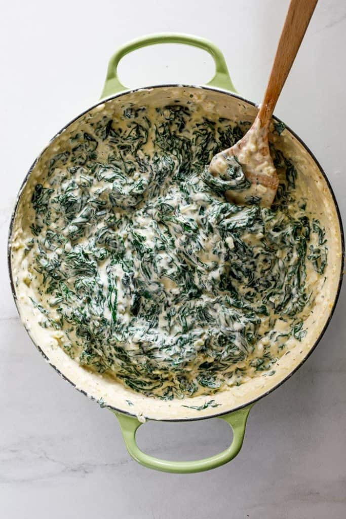 Creamed Spinach - Grandbaby Cakes