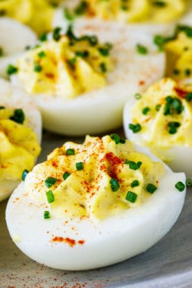 Auntie Rose's Deviled Eggs - Grandbaby Cakes