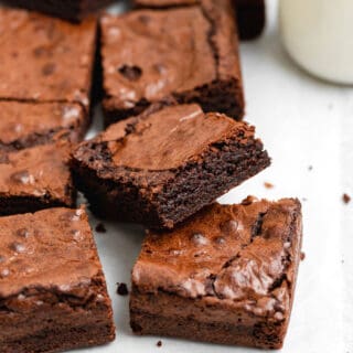 Fudgy Chewy Brownies 2 320x320 - Fudgy Chewy Brownies (The BEST!)