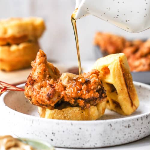 Chicken and Waffle Sliders - Grandbaby Cakes