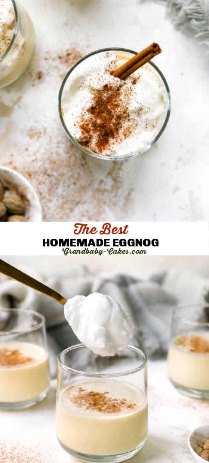 Homemade Eggnog Grandbaby Cakes