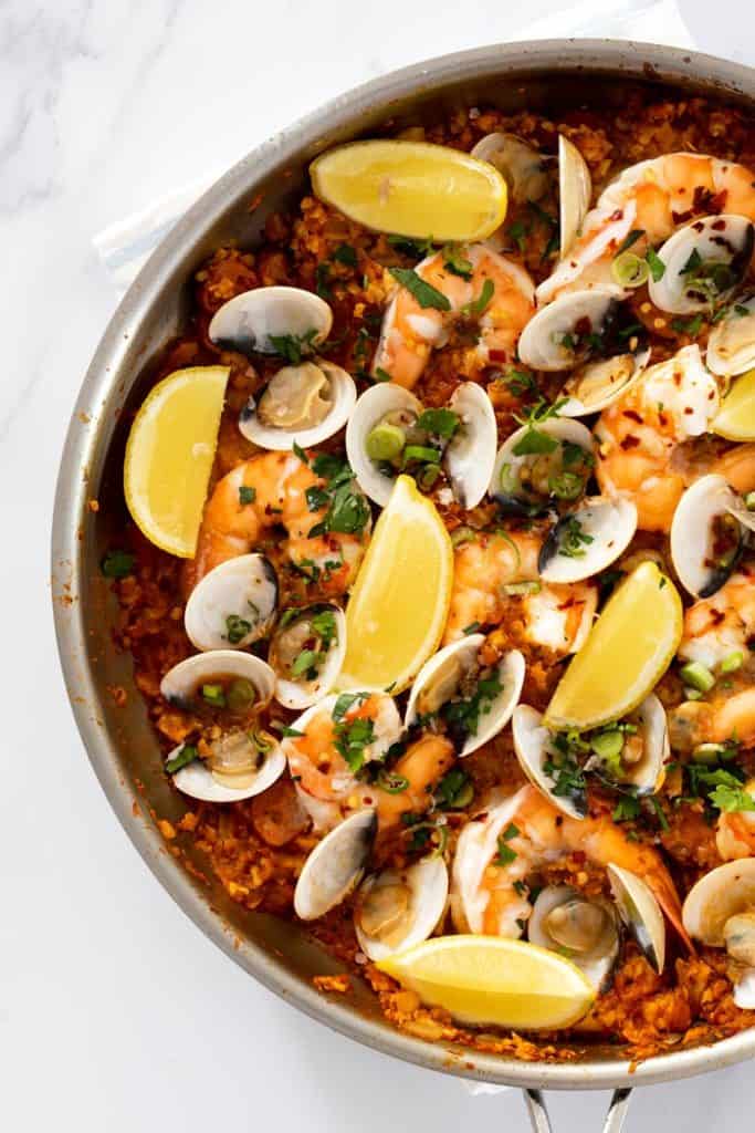 Seafood Paella Keto!) Grandbaby Cakes