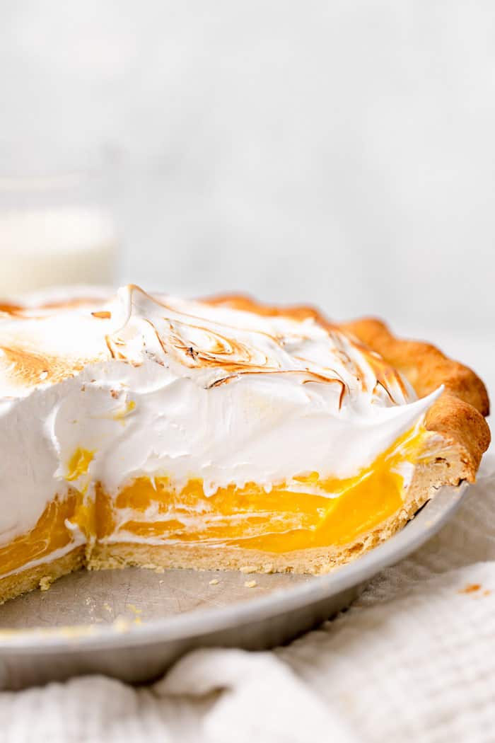 Homemade Lemon Meringue Pie Recipe - Little Sweet Baker