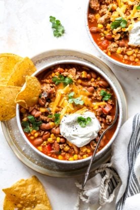 Taco Soup Recipe (easy, Ready In 30 Minutes & Vegetarian Option 