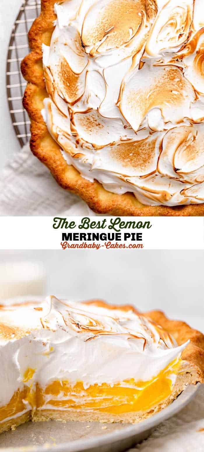 Lemon Meringue Pie - Grandbaby Cakes
