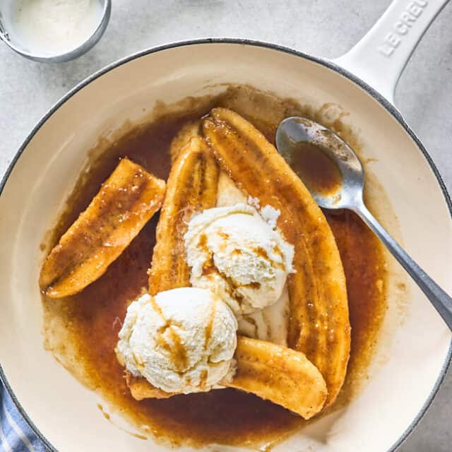 Bananas Foster Grandbaby Cakes