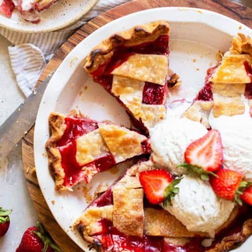 Strawberry Pie Recipe - Grandbaby Cakes