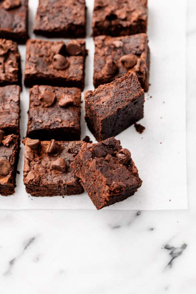 Gluten Free Brownies (Vegan Brownies Too!) - Grandbaby Cakes