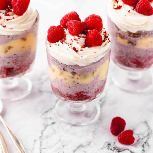 Red Velvet Trifles - Grandbaby Cakes