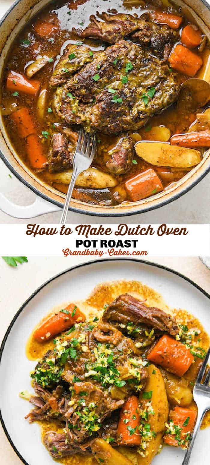 Dutch Oven Pot Roast Grandbaby Cakes