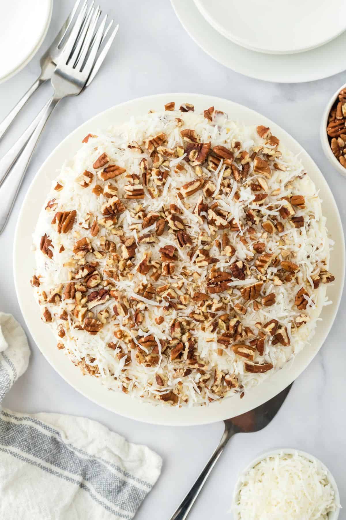 Italian Cream Cake Recipe