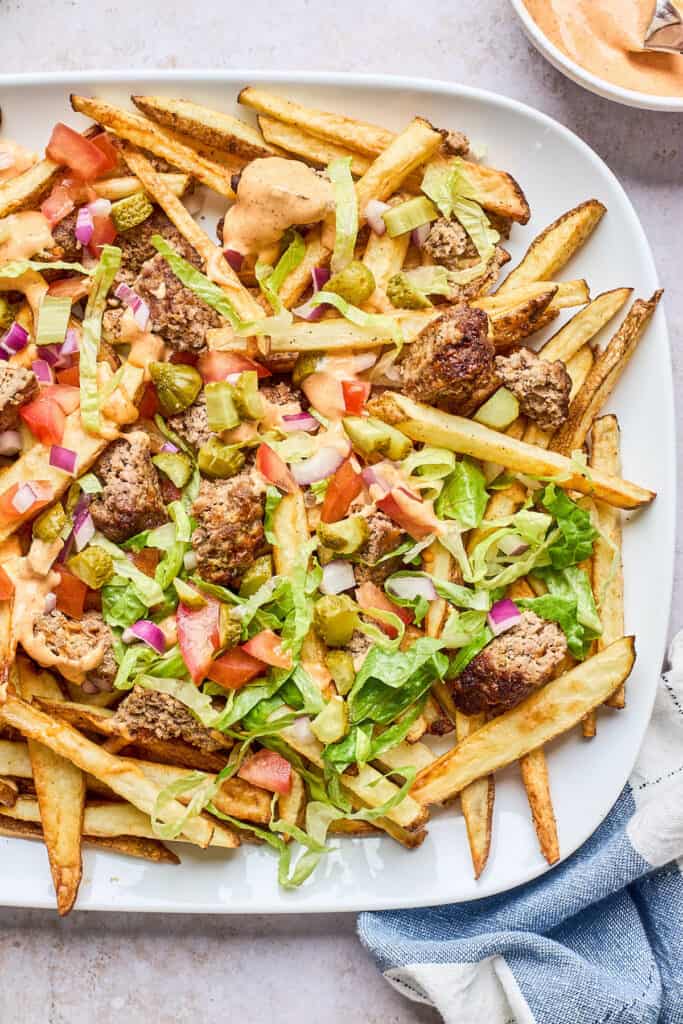 Loaded Fries Grandbaby Cakes