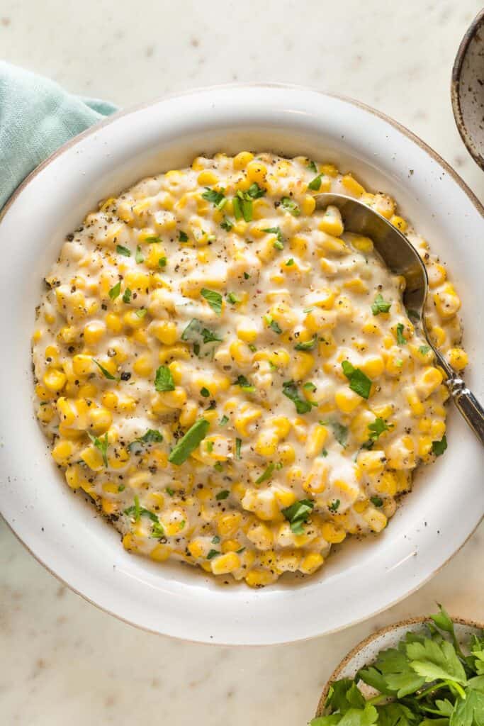 Creamed Corn - Grandbaby Cakes