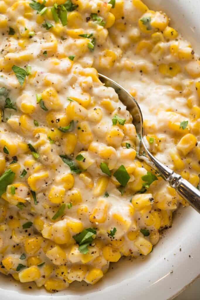 Creamed Corn Grandbaby Cakes