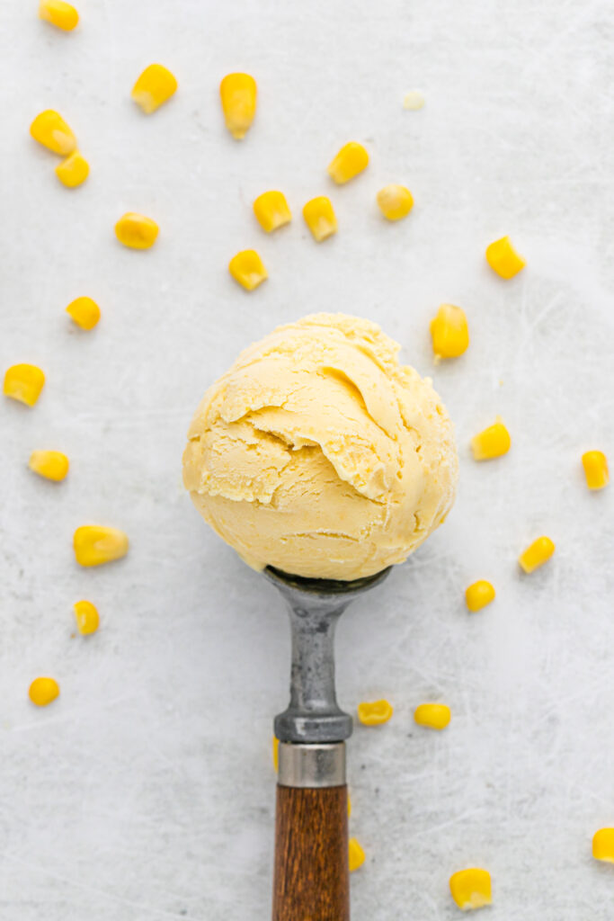 Creamy Sweet Corn Ice Cream Grandbaby Cakes
