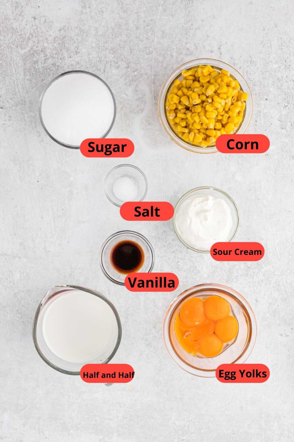 Corn Ice Cream Grandbaby Cakes