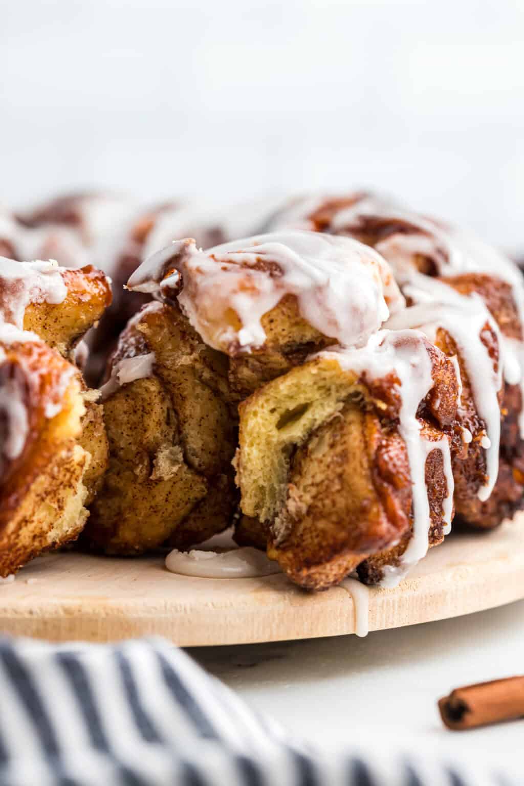 Cinnamon Roll Monkey Bread - Grandbaby Cakes