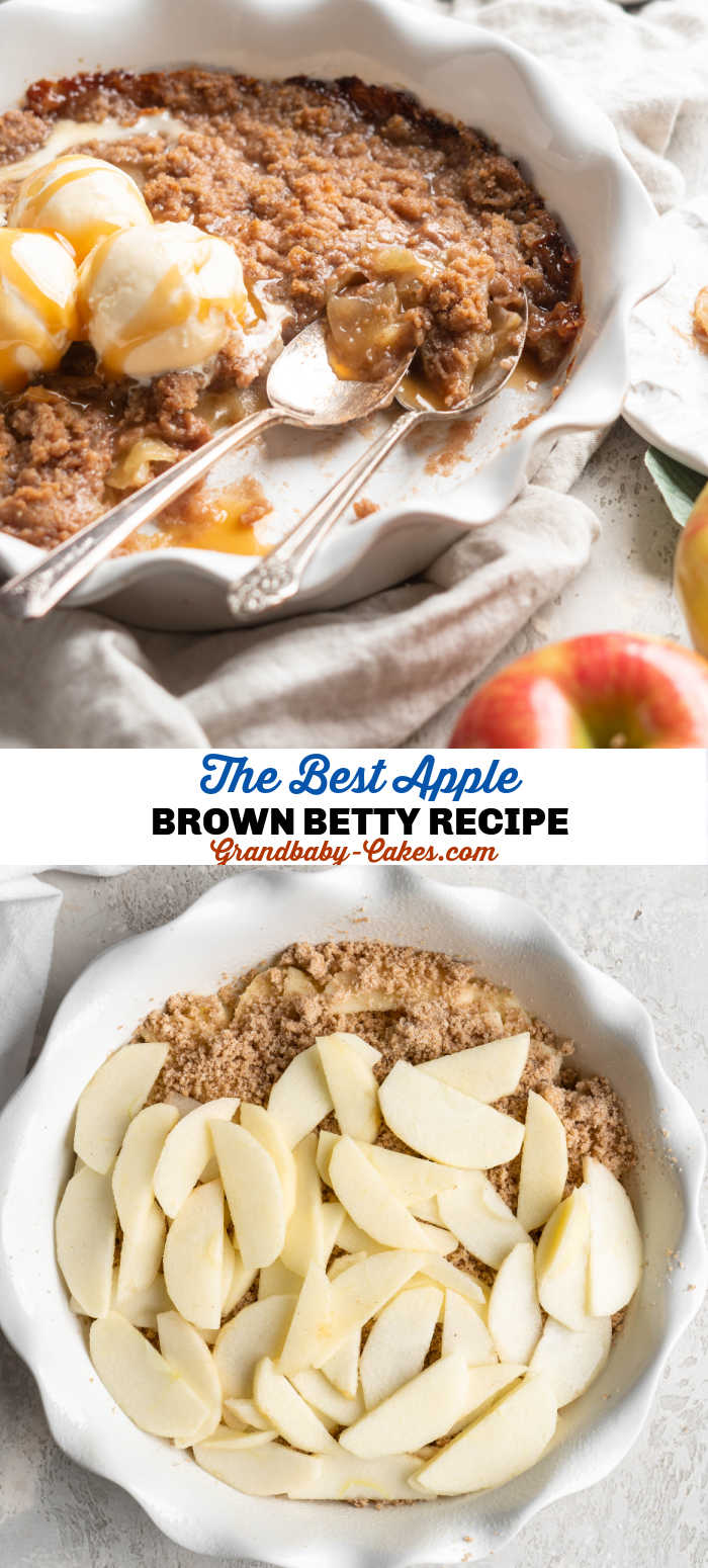 The Best Warm and Cozy Apple Brown Betty Grandbaby Cakes