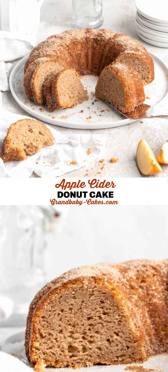 Perfectly Spiced Apple Cider Donut Cake Grandbaby Cakes