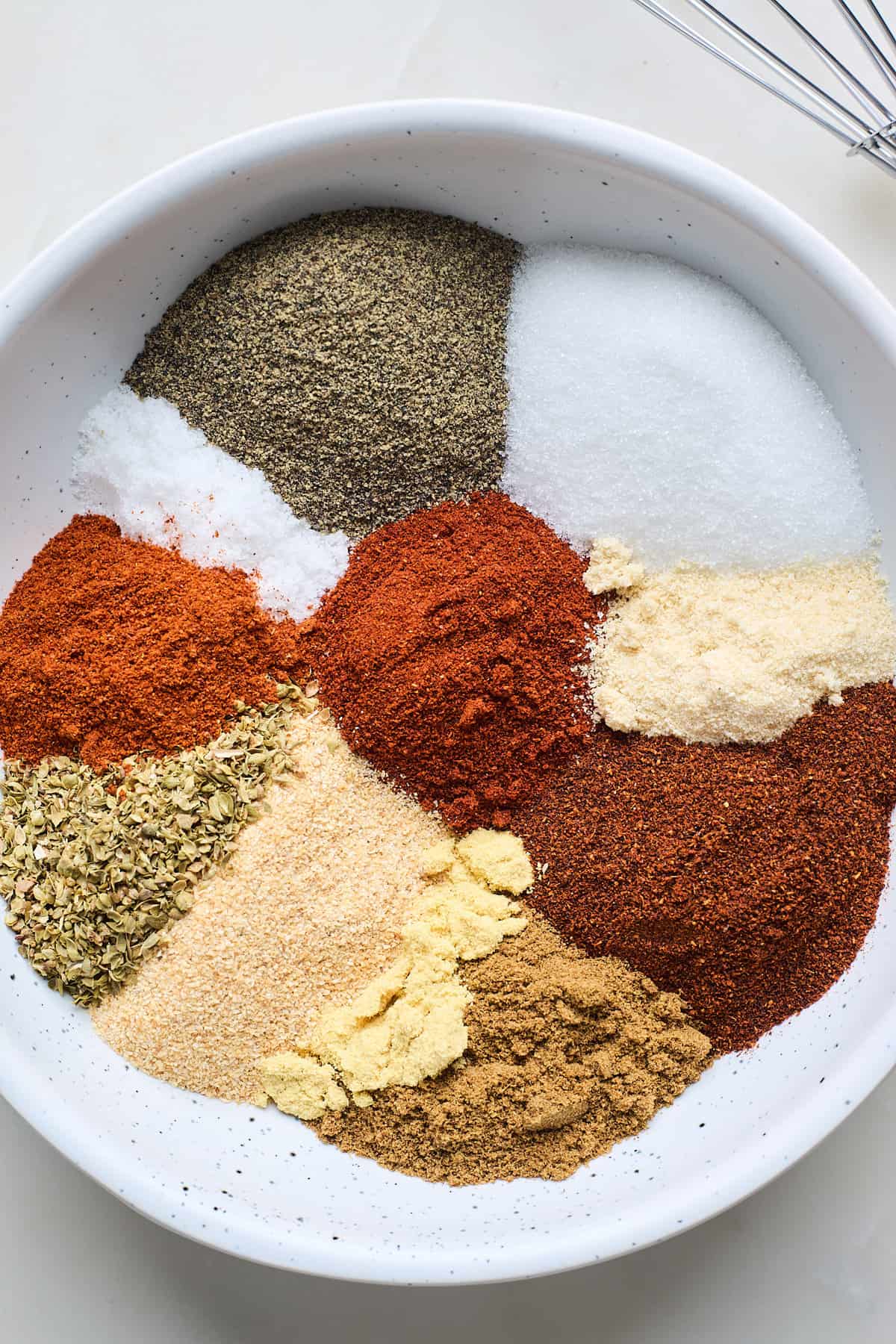recipe spices in a bowl