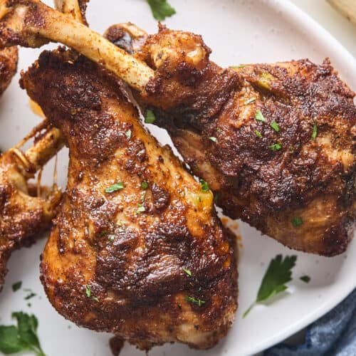 Simple Roasted Turkey Legs {OnePan Recipe} Grandbaby Cakes