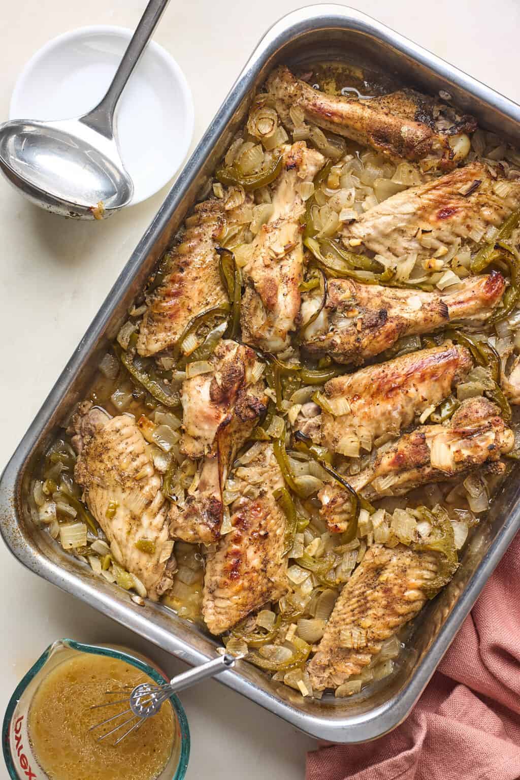 Juicy Baked Turkey Wings - Grandbaby Cakes