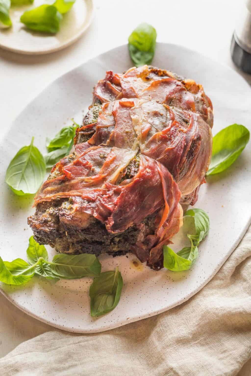 Prosciutto Wrapped Beef Roast Grandbaby Cakes