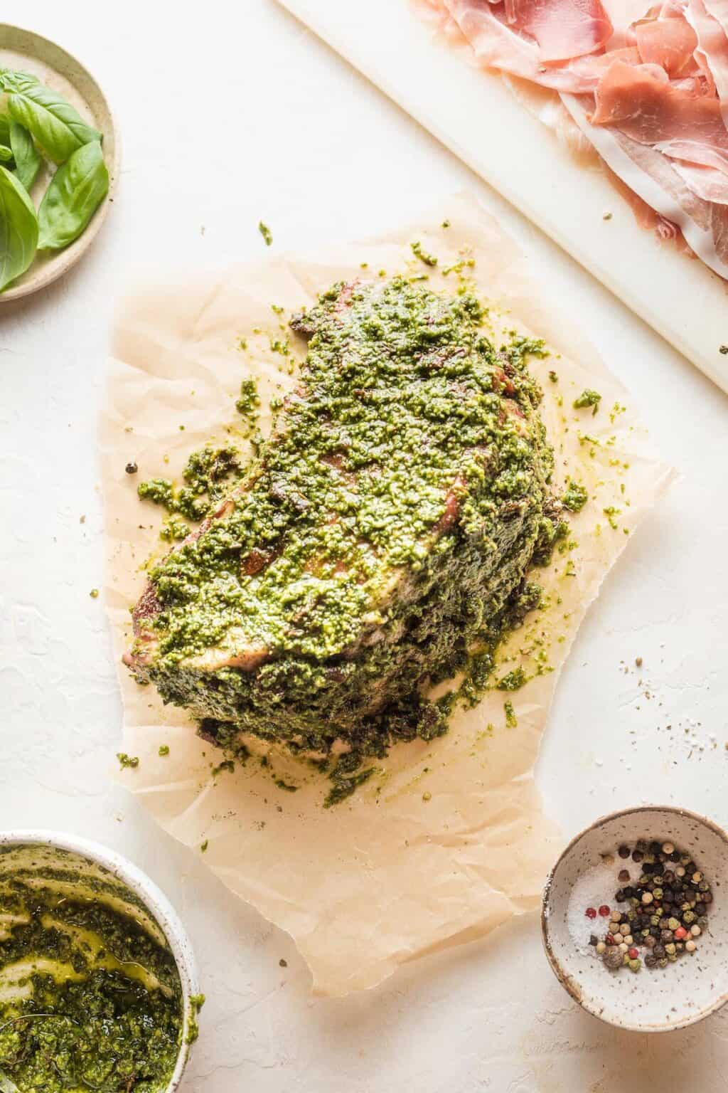 Prosciutto Wrapped Beef Roast Grandbaby Cakes