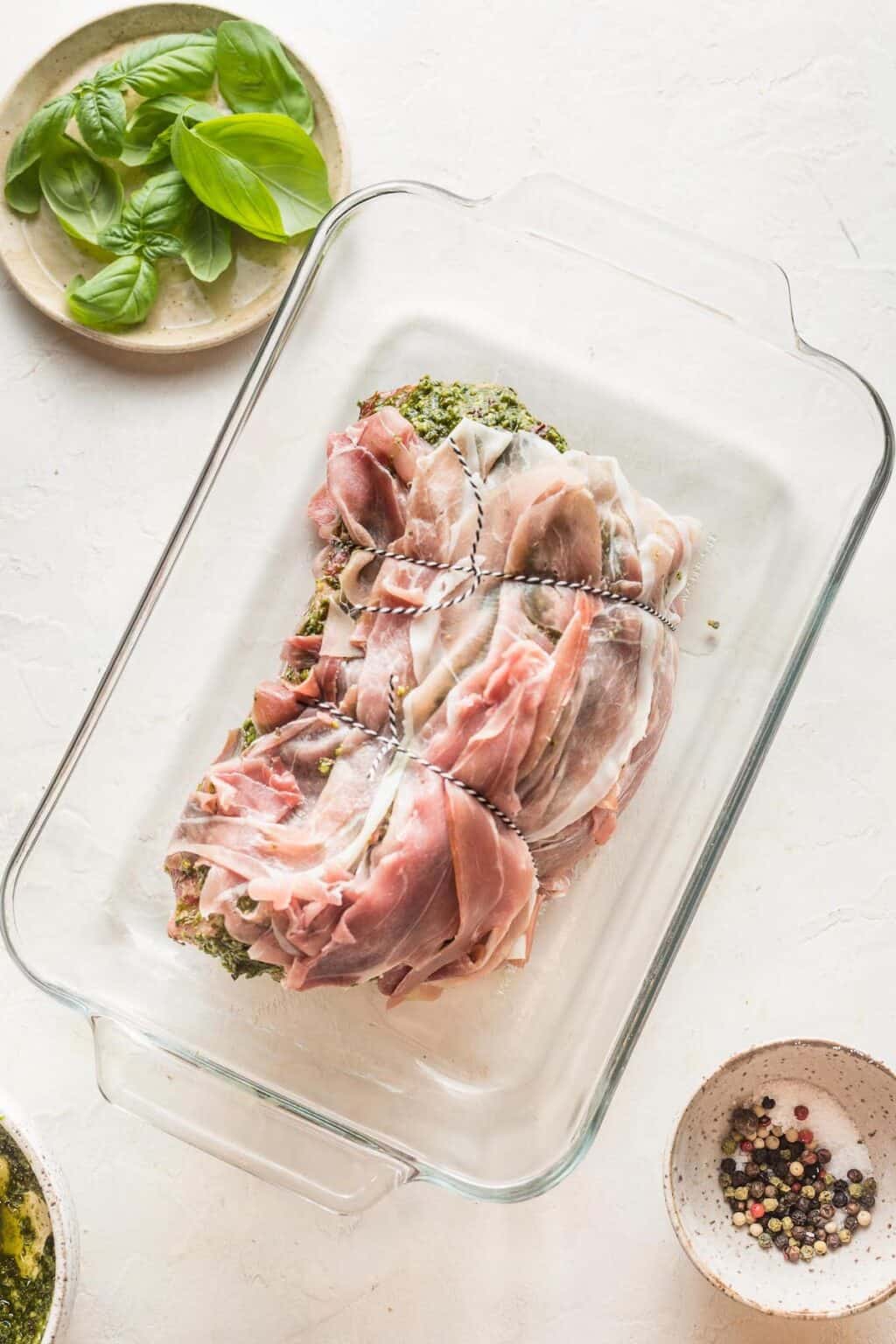 Prosciutto Wrapped Beef Roast Grandbaby Cakes