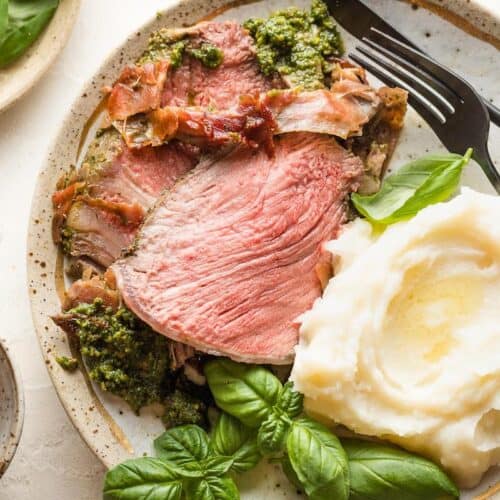 Prosciutto Wrapped Beef Roast Grandbaby Cakes