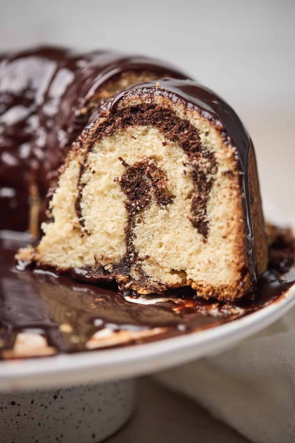 Brownie Swirl Pound Cake Grandbaby Cakes