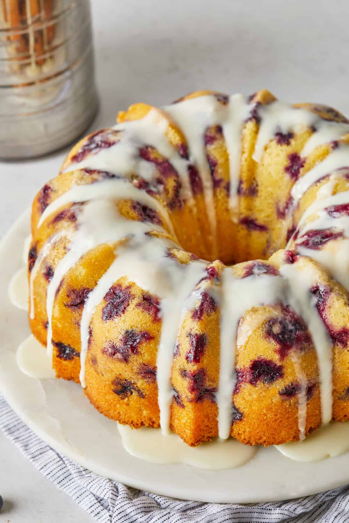 Blueberry Orange Bundt Cake - Grandbaby Cakes