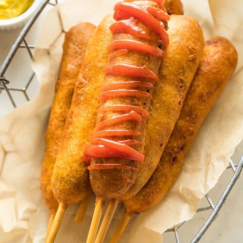 Homemade Corn Dogs - Grandbaby Cakes