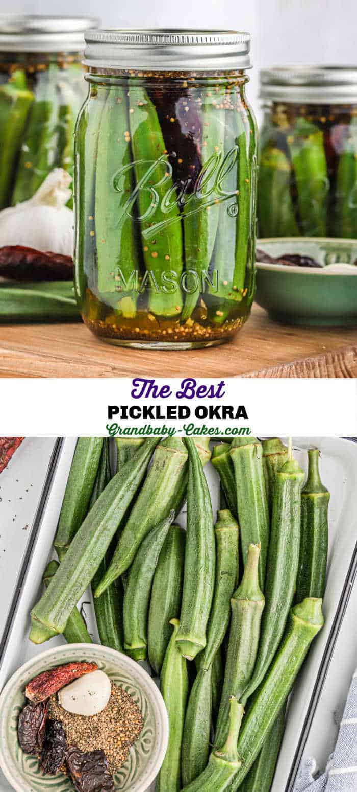 Pickled Okra Recipe Grandbaby Cakes