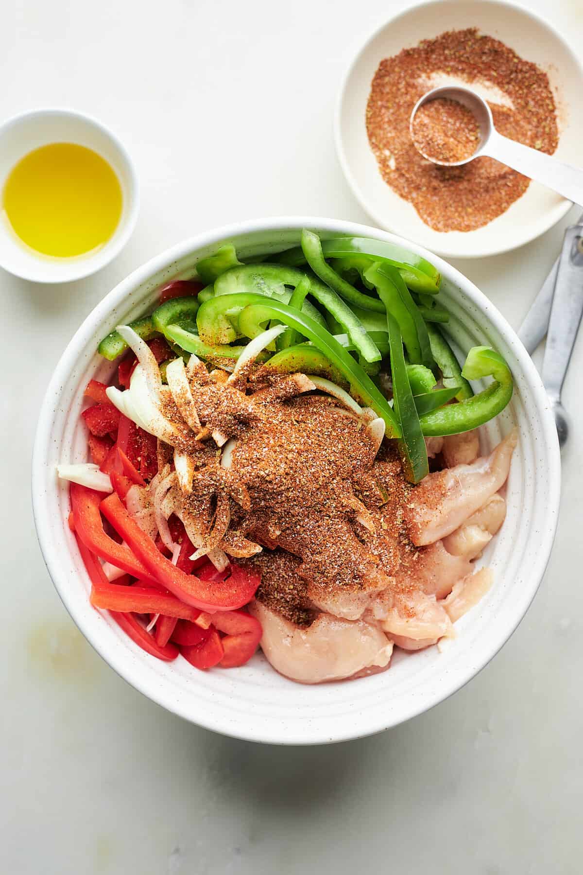 Sheet-Pan Chicken Fajitas - Grandbaby Cakes